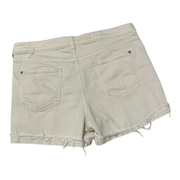 Anthropologie Pilcro Distressed
Jean Shorts Cream Size 32 - Picture 3 of 5